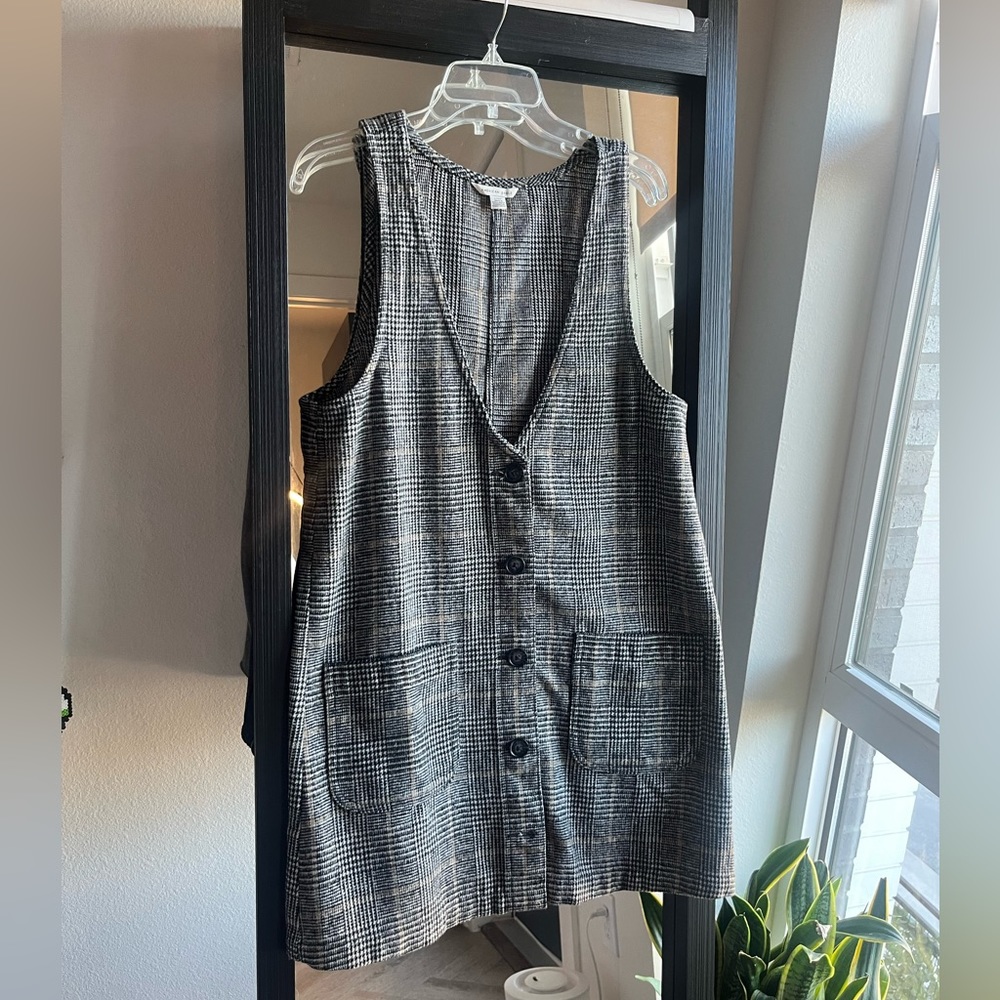 Tweed plaid dress